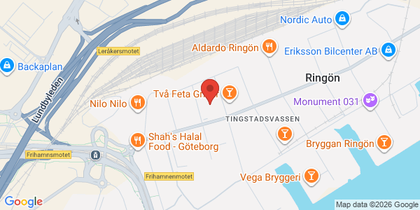 Karta för Carspect AB Göteborg Ringön