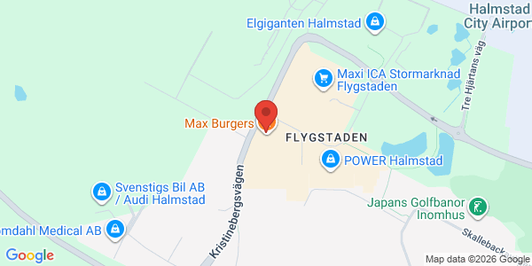 Karta för Carspect AB Halmstad Flygstaden