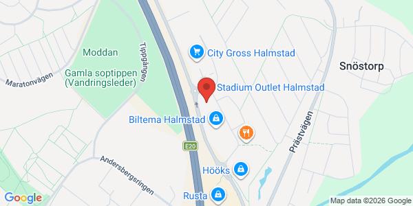 Karta för Carspect AB Halmstad Stenalyckan