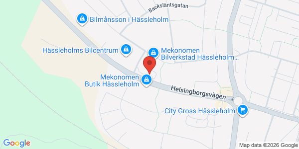 Karta för Carspect AB Hässleholm