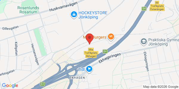 Karta för Carspect AB Jönköping Ekhagen