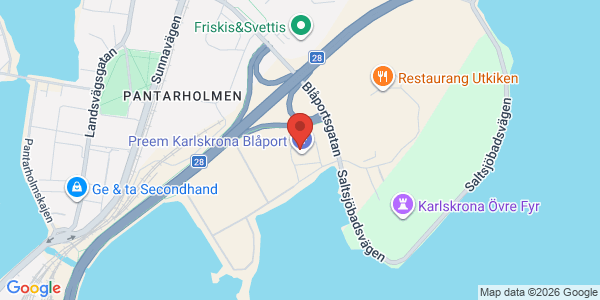 Karta för Carspect AB Karlskrona Blå Port