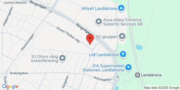 Karta för Carspect AB Landskrona