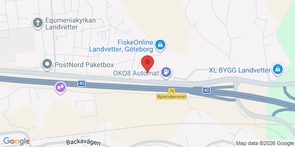 Karta för Carspect AB Landvetter