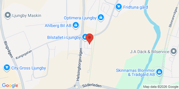Karta för Carspect AB Ljungby