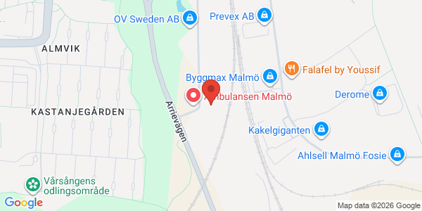 Karta för Carspect AB Malmö Lockarp