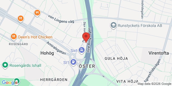 Karta för Carspect AB Malmö Rosengård