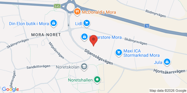 Karta för Carspect AB Mora