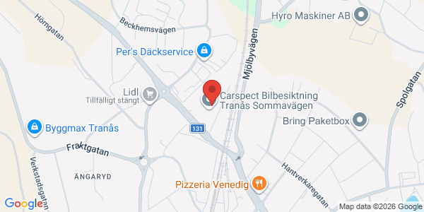 Karta för Carspect AB Tranås