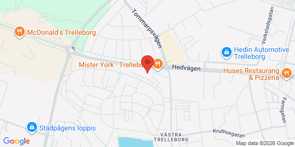 Karta för Carspect AB Trelleborg
