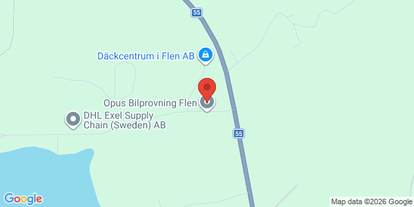 Karta för Opus Bilprovning AB Flen