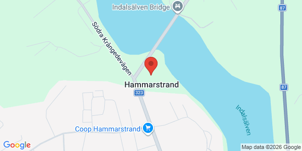 Karta för Opus Bilprovning AB Hammarstrand