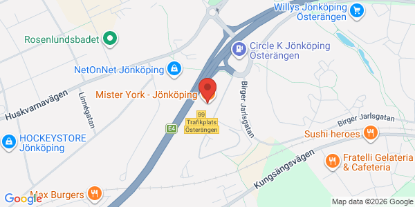 Karta för Opus Bilprovning AB Jönköping