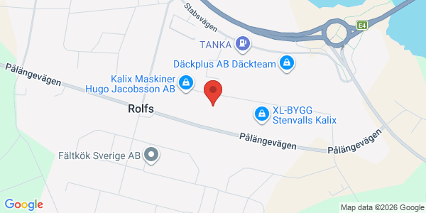 Karta för Opus Bilprovning AB Kalix