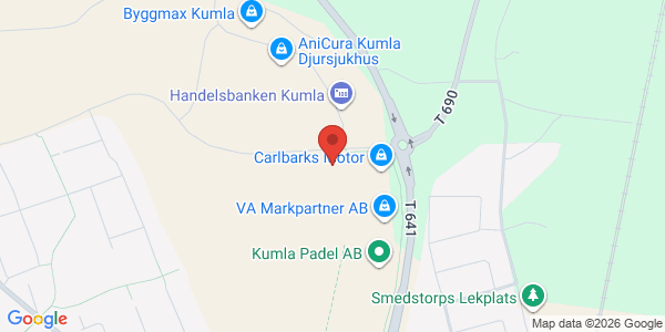 Karta för Opus Bilprovning AB Kumla