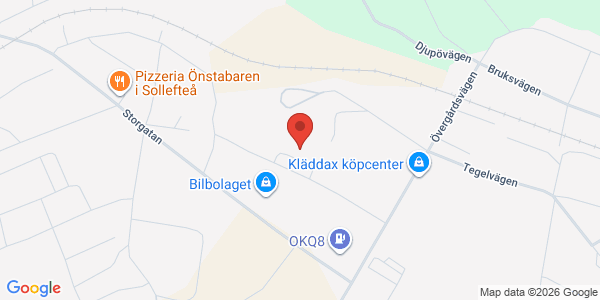 Karta för Opus Bilprovning AB Sollefteå