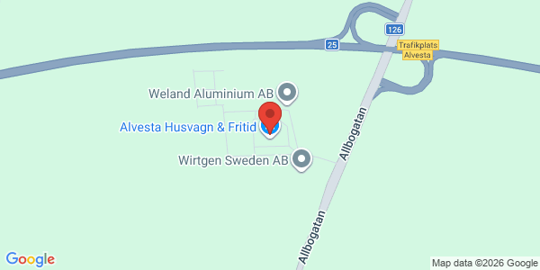 Karta för Besikta Bilprovning i Sverige AB Alvesta