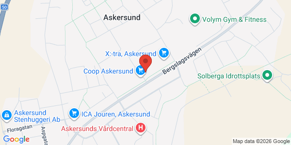 Karta för Besikta Bilprovning i Sverige AB Askersund