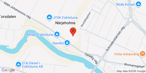 Karta för Besikta Bilprovning i Sverige AB Eskilstuna