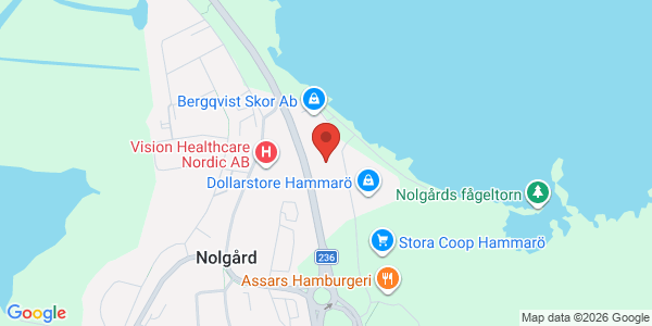 Karta för Besikta Bilprovning i Sverige AB Hammarö