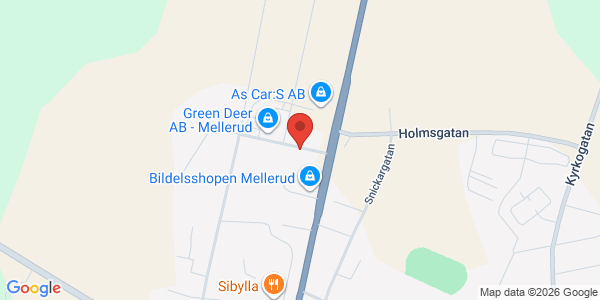 Karta för Besikta Bilprovning i Sverige AB Mellerud