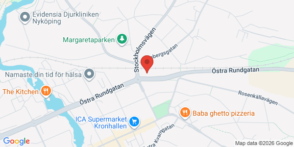 Karta för Besikta Bilprovning i Sverige AB Nyköping