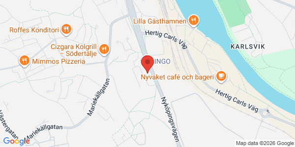 Karta för Besikta Bilprovning i Sverige AB Södertälje