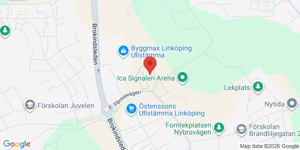 Karta för AB Svensk Bilprovning Linköping