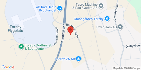 Karta för Besikta Bilprovning i Sverige AB Torsby
