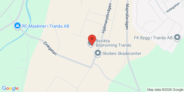 Karta för Besikta Bilprovning i Sverige AB Tranås