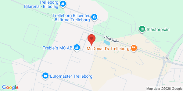 Karta för Besikta Bilprovning i Sverige AB Trelleborg