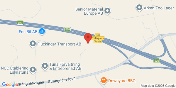 Karta för DEKRA Svista Eskilstuna
