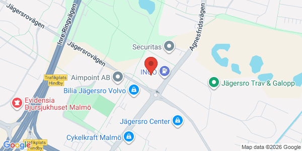Karta för DEKRA - Malmö - Jägersro