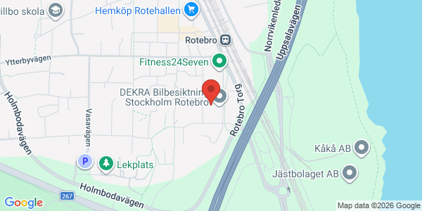 Karta för DEKRA - Sollentuna - Rotebro