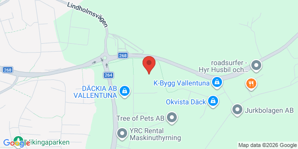 Karta för DEKRA - Vallentuna