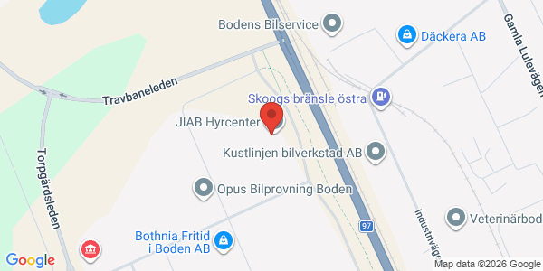 Karta för DEKRA - Boden