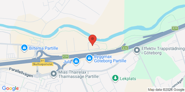 Karta för DEKRA - Partille