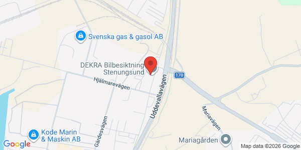 Karta för DEKRA - Stenungsund