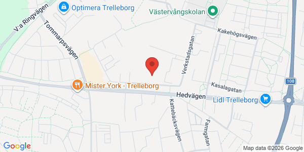 Karta för DEKRA - Trelleborg