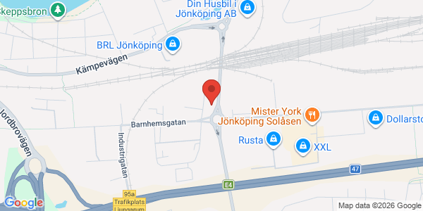 Karta för DEKRA - Jönköping