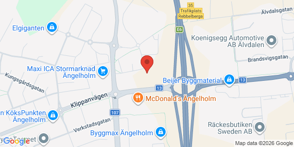 Karta för DEKRA - Ängelholm