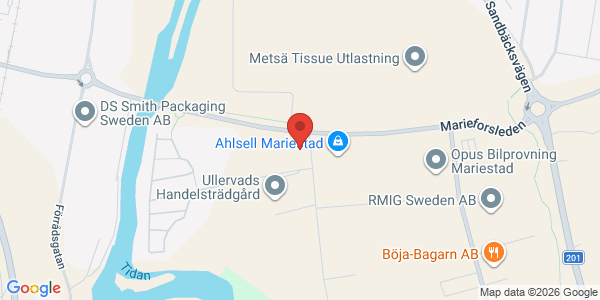 Karta för DEKRA - Mariestad