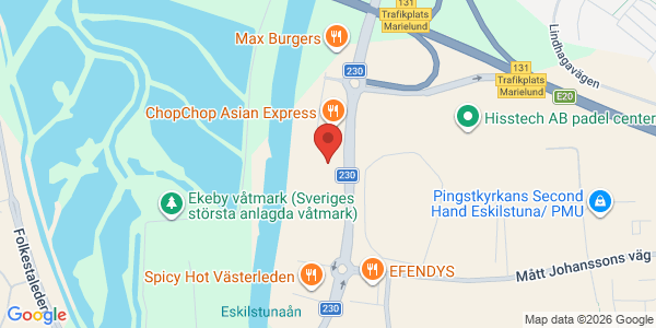 Karta för DEKRA - Eskilstuna Västerleden