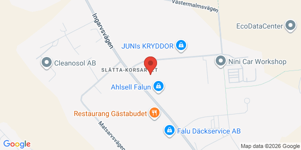 Karta för DEKRA - Falun