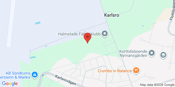 Karta för DEKRA - Halmstad