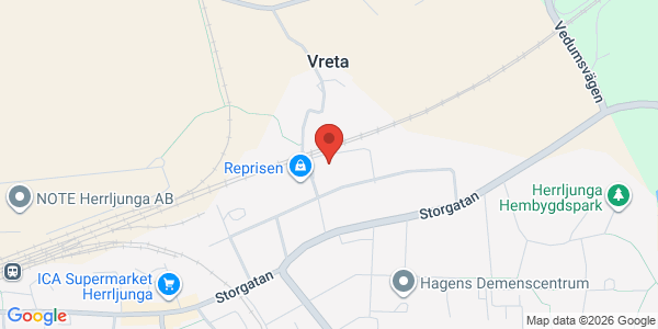Karta för Besikta Bilprovning - Herrljunga