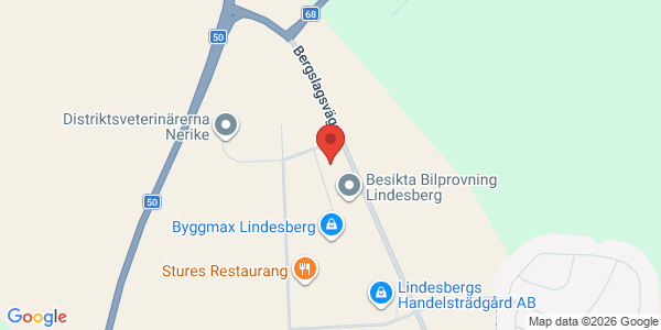 Karta för Besikta Bilprovning - Lindesberg
