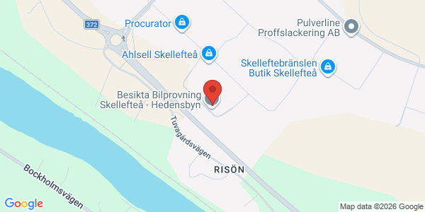 Karta för Besikta Bilprovning - Skellefteå