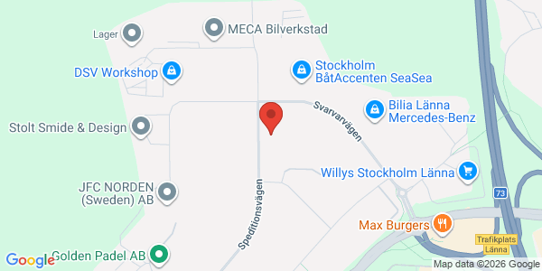 Karta för Besikta Bilprovning - Stockholm - Länna