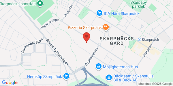Karta för Besikta Bilprovning - Stockholm